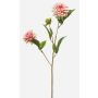 Branche artificielle de dahlia CEVAST, rose-crème, 70 cm, Ø 7-8 cm