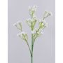 Fleur de gypsophile artificielle CECILIA, blanche, 70 cm, Ø 1 cm