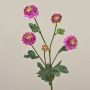 Chrysanthème synthétique RYON, lilas, 70cm, Ø3-5cm