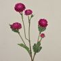 Chrysanthème synthétique RYON, violet foncé, 70cm, Ø3-5cm