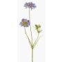 Branche artificielle de scabieuse ANDIA, bleu-lilas, 80cm, Ø8-10cm