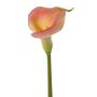 Calla artificielle MIRAC, rose-jaune, 75 cm, 12 x 15 cm