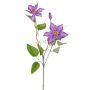 Branche de clématite artificielle DORAN, violette, 75 cm, Ø 11-13 cm