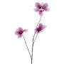 Branche décorative Magnolia FLAVA, rose foncé-blanc, 85cm