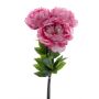 Bouquet de pivoines en tissu DUDIL, rose-fuchsia, 50cm