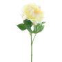Fleur artificielle Pivoine CORDOBA, jaune clair, 55cm