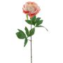 Pivoine décorative TALFY, rose-crème, 65cm