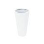 Pot de fleurs LEOPOLDO, blanc, 69 cm, Ø 39 cm