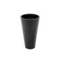 Pot de fleurs LEOPOLDO, noir, 69 cm, Ø 39 cm