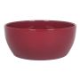Coupe de fleurs en céramique TEHERAN BRIDGE, rouge vin, 8,5cm, Ø18,5cm