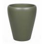 Vase orchidée NAZARABAD, céramique, vert olive mat, 17cm, Ø14cm