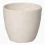 Grand cache-pot TEHERAN BASAR, céramique, crème, 27cm, Ø32cm