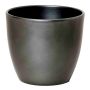 Grand cache-pot TEHERAN BASAR, céramique, anthracite, 22,5cm, Ø25cm