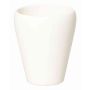 Vase orchidée NAZARABAD, céramique, crème, 17cm, Ø14cm