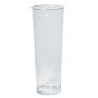 Vase à fleurs conique AMNA OCEAN en verre, transparent, 40cm, Ø15cm