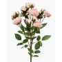 Branche de rose artificielle TOSSA, rose-crème, 60 cm, Ø 1-4 cm