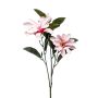 Fleur artificielle Magnolia BEGUR, rose, 80 cm