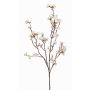 Branche de cerisier artificielle PALS avec fleurs, blanc-rose, 95cm