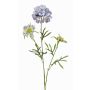 Fleur artificielle Scabiosa MONTIE, lilas-bleu, 75cm, Ø7-10cm