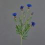 Fleur artificielle de bleuet ORTIGO, bleue, 60 cm, Ø 2-6 cm