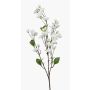 Branche artificielle de cerisier ornemental AKEMI avec fleurs, blanche, 90cm