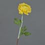 Renoncule artificielle ELORIO, jaune, 50cm, Ø10cm