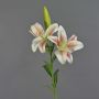 Fleur artificielle « lys tigre » NAVIA, rose-crème-blanc, 90 cm, Ø 18-20 cm