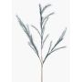 Branche artificielle d'herbe à plumes en panicules YECORA, bleue, 130cm