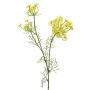 Branche artificielle de fleurs d'aneth ALRESCHA, jaune, 85 cm