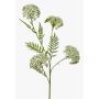 Branche artificielle d'achillée millefeuille THUBAN, crème, 60cm, Ø6-7cm