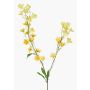 Branche artificielle de renoncule LOTA, jaune clair, 90cm, Ø3-4cm