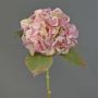Fleur synthétique Hortensia AMARILDO, rose-jaune, 50cm, Ø16cm