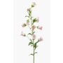 Fleur artificielle décorative « campanule » AIMI, rose et blanc, 90 cm, Ø 3-5 cm
