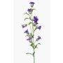 Fleur artificielle décorative « campanule » AIMI, violet foncé et blanc, 90 cm, Ø 3-5 cm