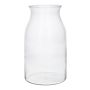 Vase à fleurs en verre LUNARA, transparent, 21cm, Ø12cm