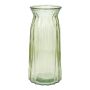 Vase de table en verre RUBIE, vert clair-transparent, 20cm, Ø10,8cm