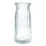 Vase de table en verre RUBIE, transparent, 24cm, Ø11cm