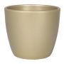 Pot à plantes TEHERAN BASAR, céramique, or mat, 13,5cm, Ø15,5cm