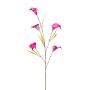Branche artificielle de calla KASUMI, rose fuchsia, 85cm