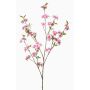Branche synthétique de cerisier ornemental VERIANO avec fleurs, rose, 120cm