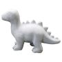 Figurine d'animal Stegosaurus NIONA en ciment, gris, 35x12x23cm