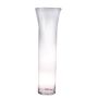 Grand vase à poser au sol PHILLIPP en verre, transparent, 73,5cm, Ø15cm/Ø22cm
