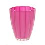 Petit vase en verre / vase de table BEA, lilas, 17cm, Ø14cm