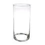 Bougeoir cylindre SANYA AIR en verre, transparent, 60cm, Ø19cm