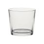Bougeoir en verre ALENA, transparent, 9cm, Ø10cm