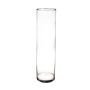 Vase cylindrique en verre SANYA AIR, transparent, 60cm, Ø15cm