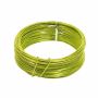 Fil d'aluminium laqué vert clair TANEA, 30m, Ø2mm