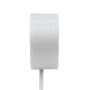 Ruban double en satin VIPKE, blanc, 50 m, 6 mm