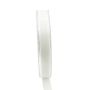 Ruban décoratif en polyester WIARA, blanc, 50 m, 15 mm