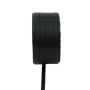 Ruban double satin noir VIPKE, 50m, 6mm